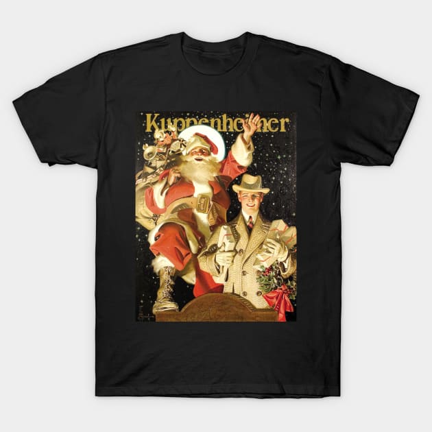 Merry Christmas from Kuppenheimer's, c.1924 J.C. Leyendecker T-Shirt by immortalpeaches